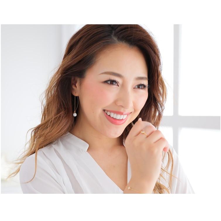 パヴェボール 8mm アメリカンピアス ラインストーン ゴールド / シルバー あずきチェーン クリア パヴェ |  | 01