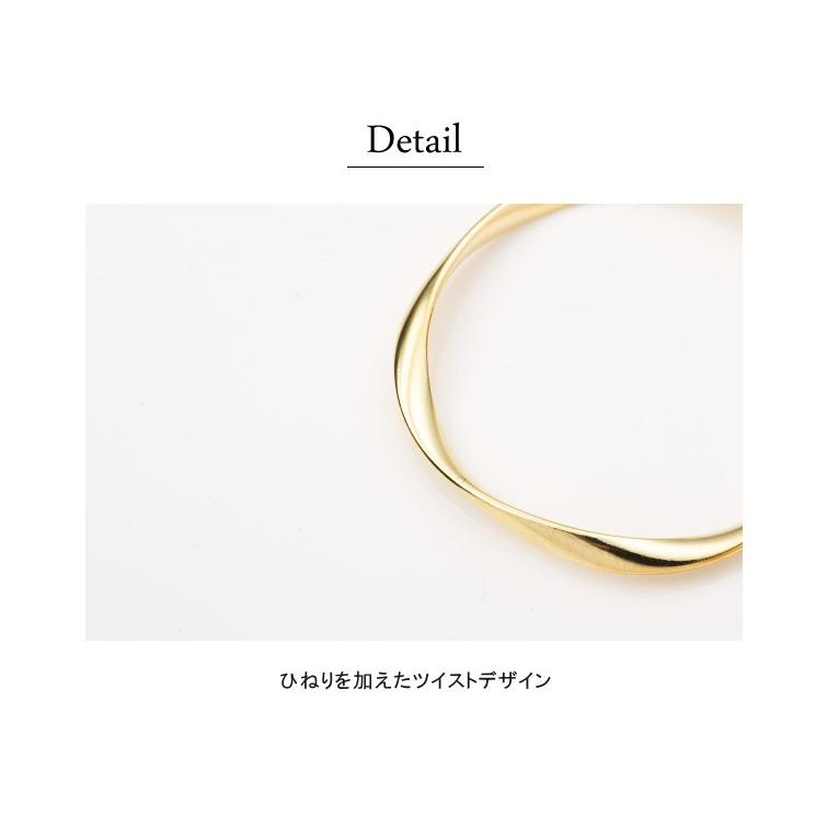 ツイスト フープピアス / イヤリング ゴールド 低アレルギー チタンポスト |  | 04