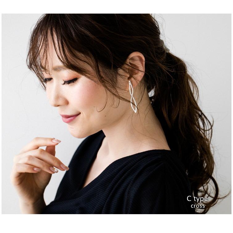 [3タイプ] アンティーク風 マットシルバーイヤリング　つや消し くすみ ヴィンテージ アンティーク |  | 10