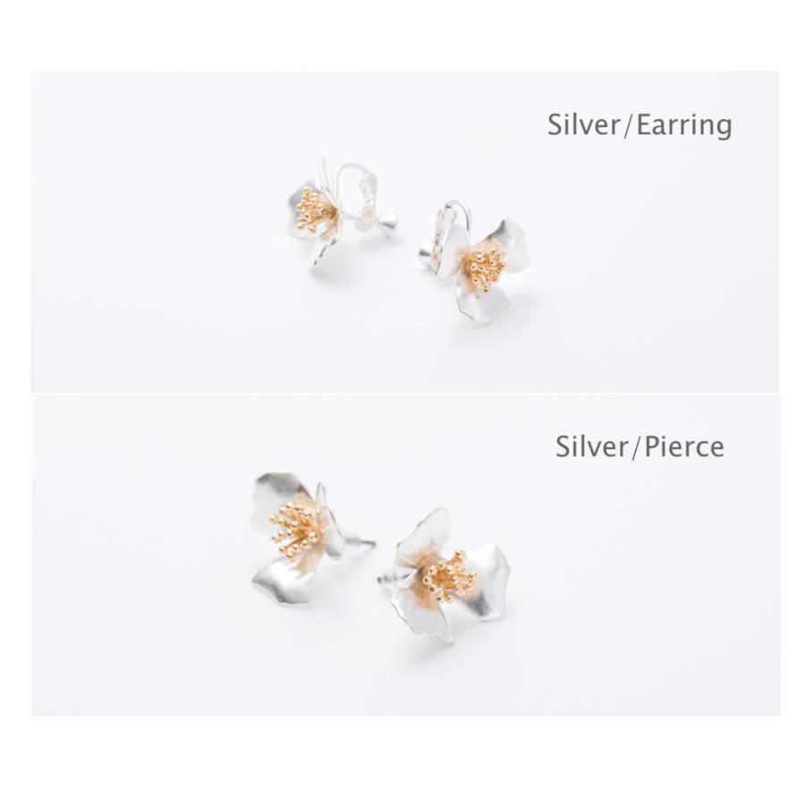 マット メタルフラワー Sサイズ ピアス イヤリング バイカラー チタン |  | 10