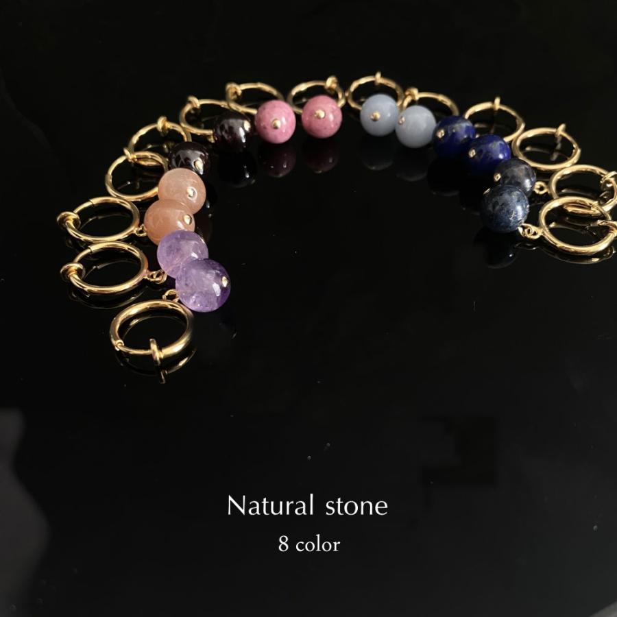 K14GP ラウンド 天然石 8ミリ ピアス イヤリング 宝石質 パワーストーン ナチュラル ストーン 石 誕生石 |  | 10