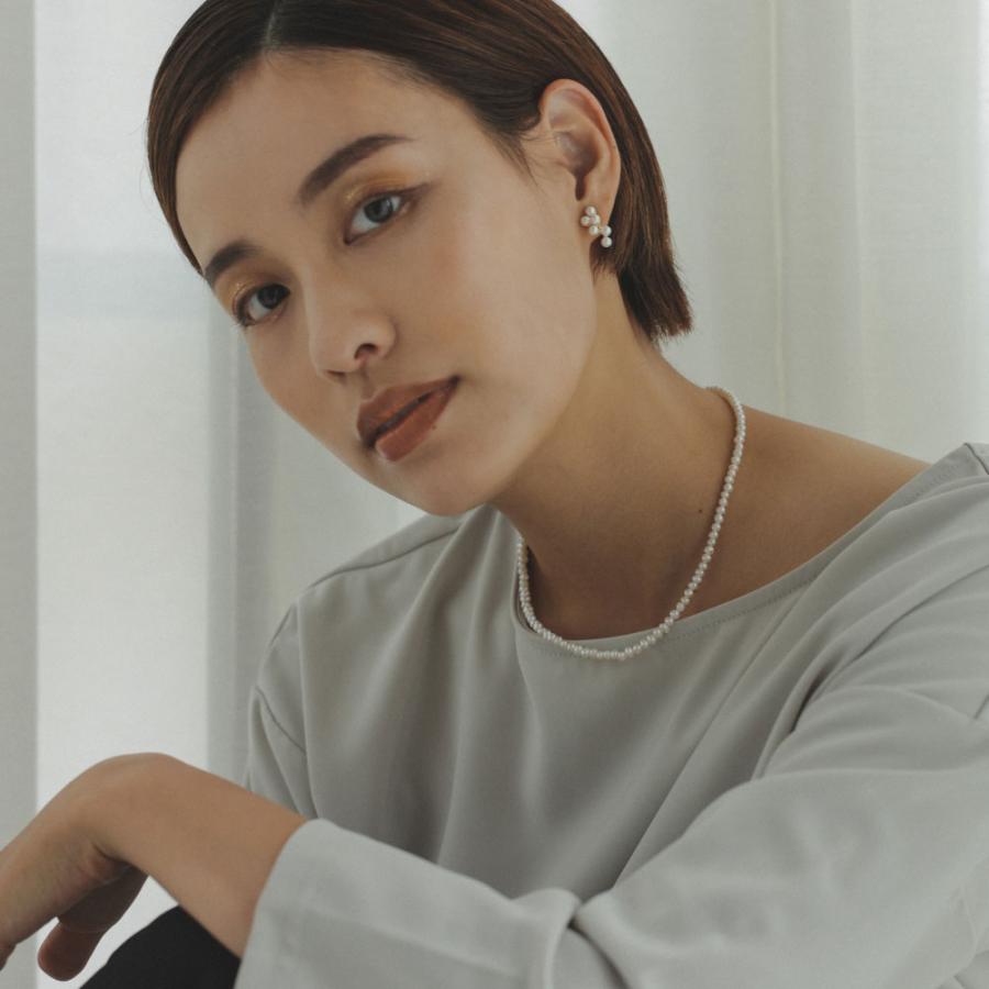 K14GP メレパール ピアス イヤリング 小粒 ホワイトパール シルバー925 ポスト |  | 08