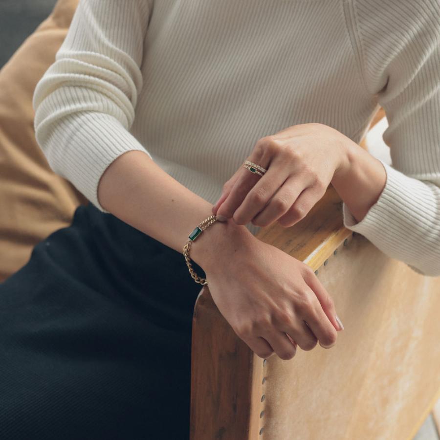 フリーサイズ リング ダブルライン キュービックジルコニア グリーン クオーツ クリア 8号 9号 10号 11号 12号 13号 14号 15号 16号 |  | 08