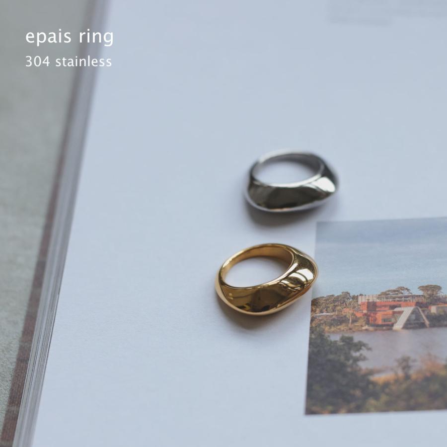ステンレス ボリューム リング 指輪 304 シルバー ゴールド トレンド 流行 流行り SUS304 |  | 01