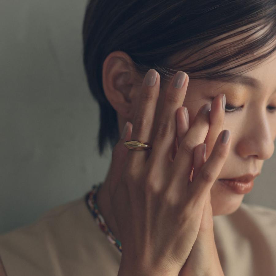 ステンレス ボリューム リング 指輪 304 シルバー ゴールド トレンド 流行 流行り SUS304 |  | 06