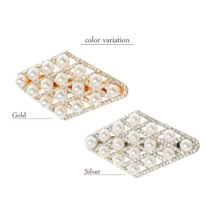 ロザンジュマトラッセ・パールバレッタ/ひし形/ヘアアクセサリー |  | 04