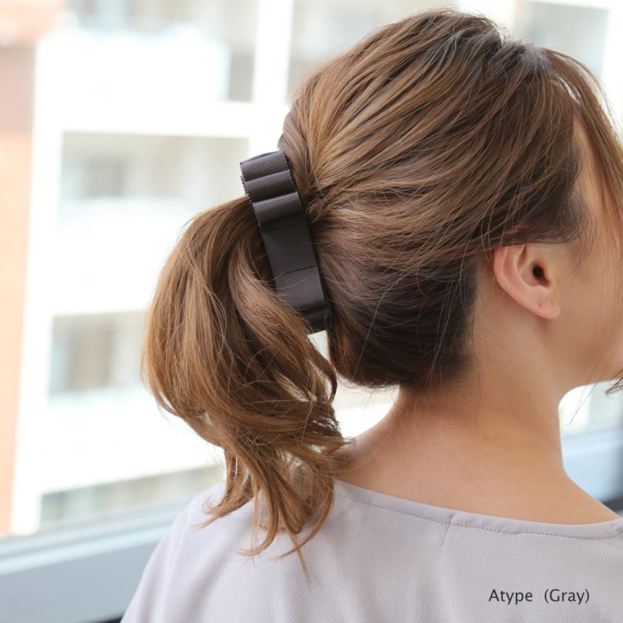 ボリュームリボン バナナクリップ オフィス カジュアル ヘアメイク ランキング ヘアアクセサリー トリプル 髪留め くすみ |  | 15