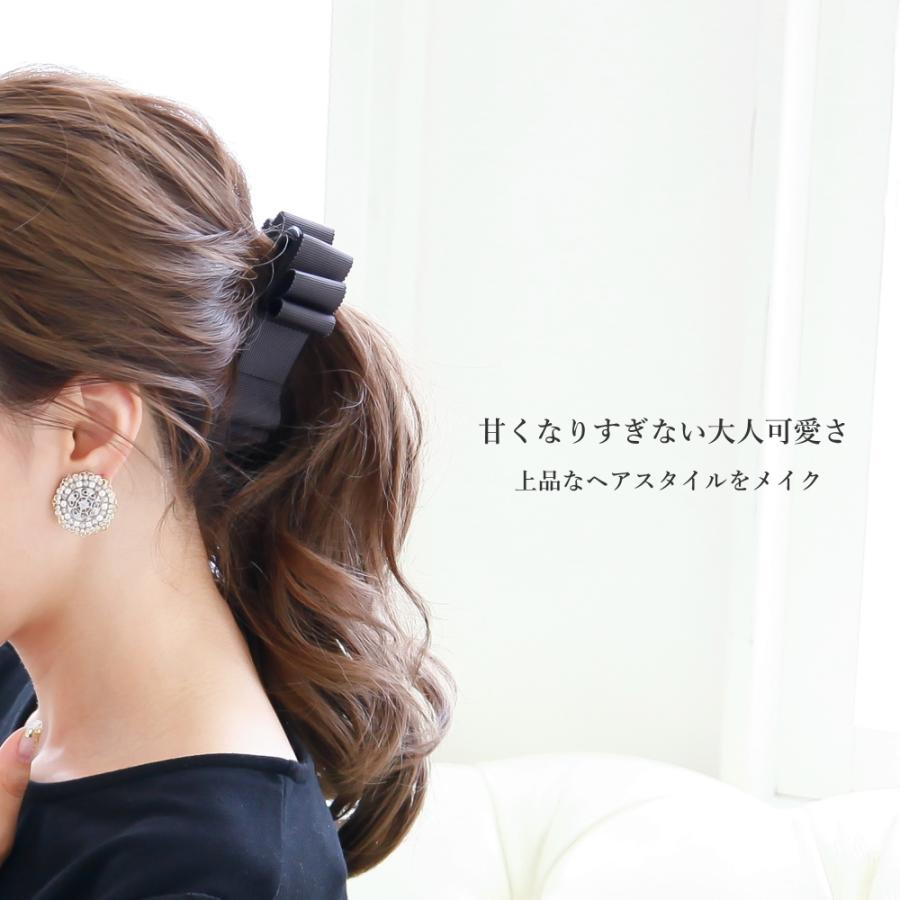 ボリュームリボン バナナクリップ オフィス カジュアル ヘアメイク ランキング ヘアアクセサリー トリプル 髪留め くすみ |  | 02
