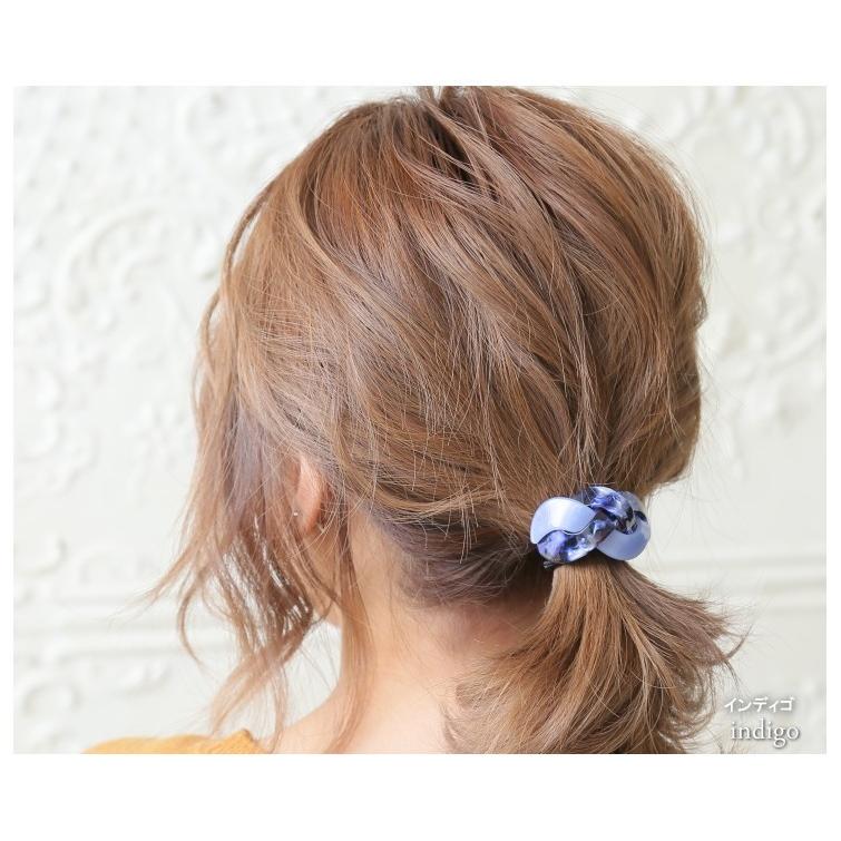 クロスヘアゴム ポニーフック アセテート素材 ヘアポニー ヘアカフ |  | 07