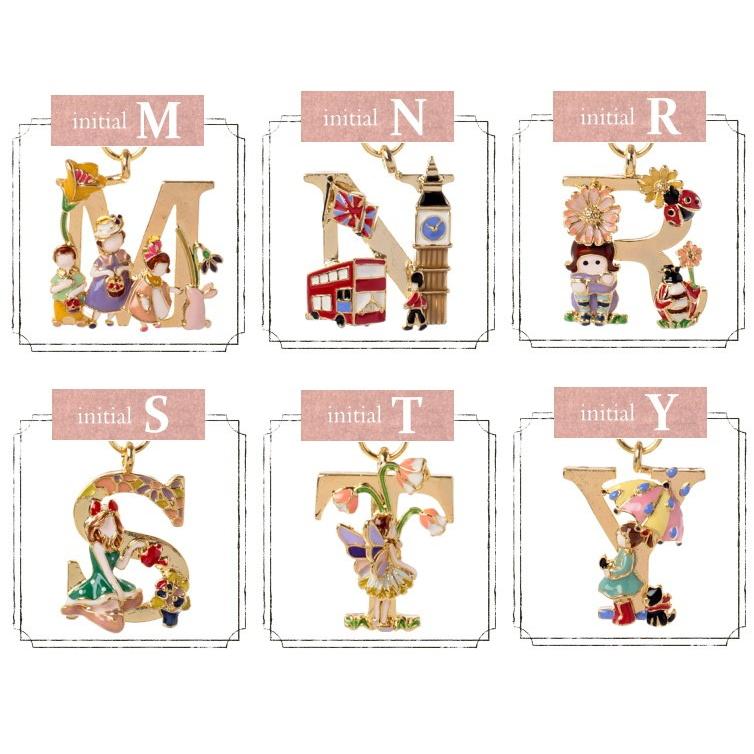 フェアリーテール イニシャルキーホルダー キーリング　12タイプ 可愛いプリンセスモチーフ |  | 04
