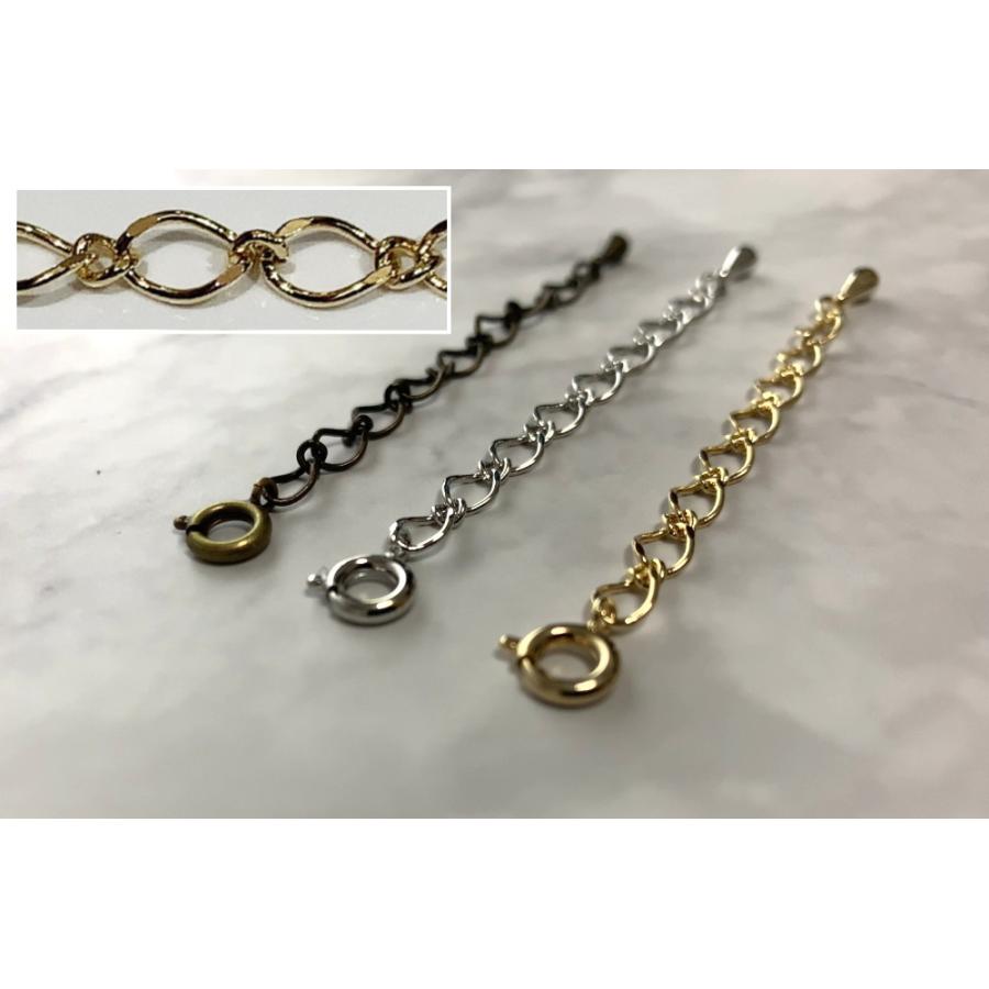 アジャスター フィガロチェーン [ゴールド・シルバー・アンティークゴールド] ネックレス ブレスレット等アクセサリーの延長 |  | 02