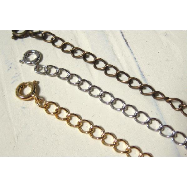 アジャスター ドロップタイプ [ゴールド・シルバー・ピンクゴールド・アンティークゴールド] ネックレス ブレスレット等アクセサリーの延長 |  | 01