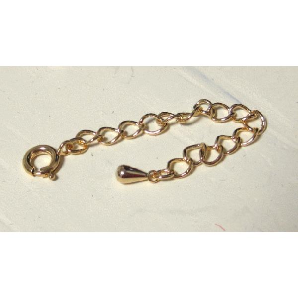 アジャスター ドロップタイプ [ゴールド・シルバー・ピンクゴールド・アンティークゴールド] ネックレス ブレスレット等アクセサリーの延長 |  | 02