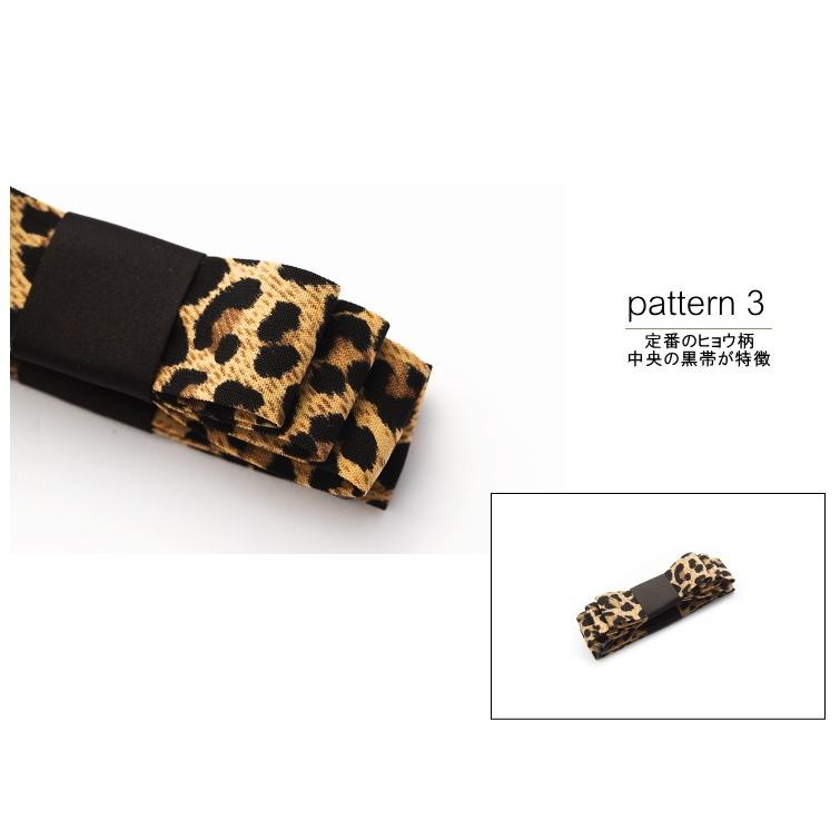 レオパード リボン バナナクリップ　レオパード柄 カジュアル シンプル フラット レパード |  | 10