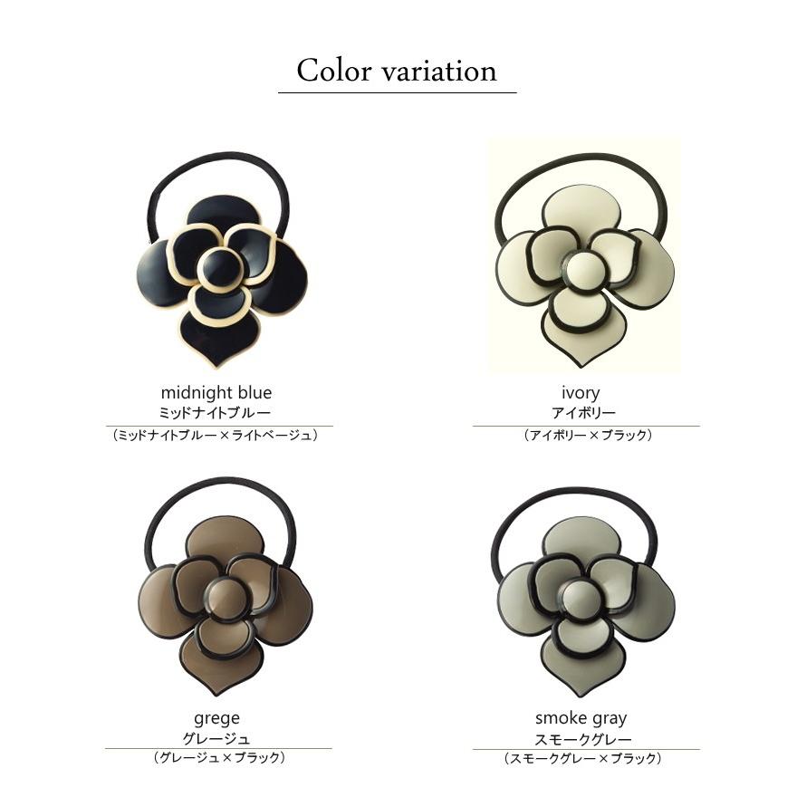 バイカラー フラワーヘアポニー ヘアゴム ローズ 薔薇 ポニー |  | 10