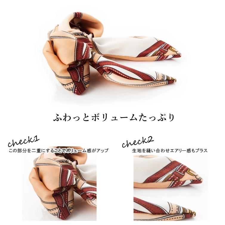 スカーフバレッタ レトロクラシック バレッタ スカーフ柄 ヘアアクセサリー |  | 04