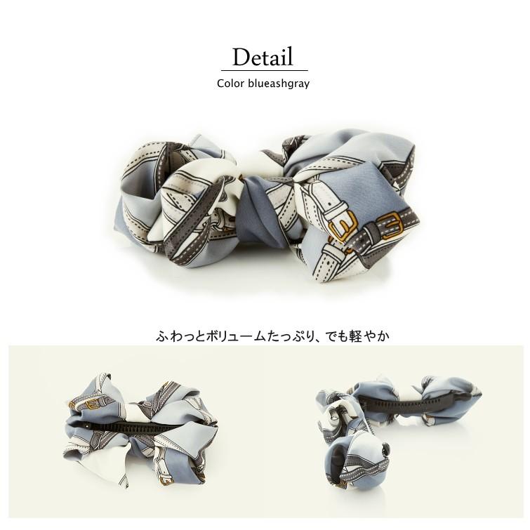 レトロ調 スカーフ バナナクリップ スカーフ柄 クラシカル |  | 03