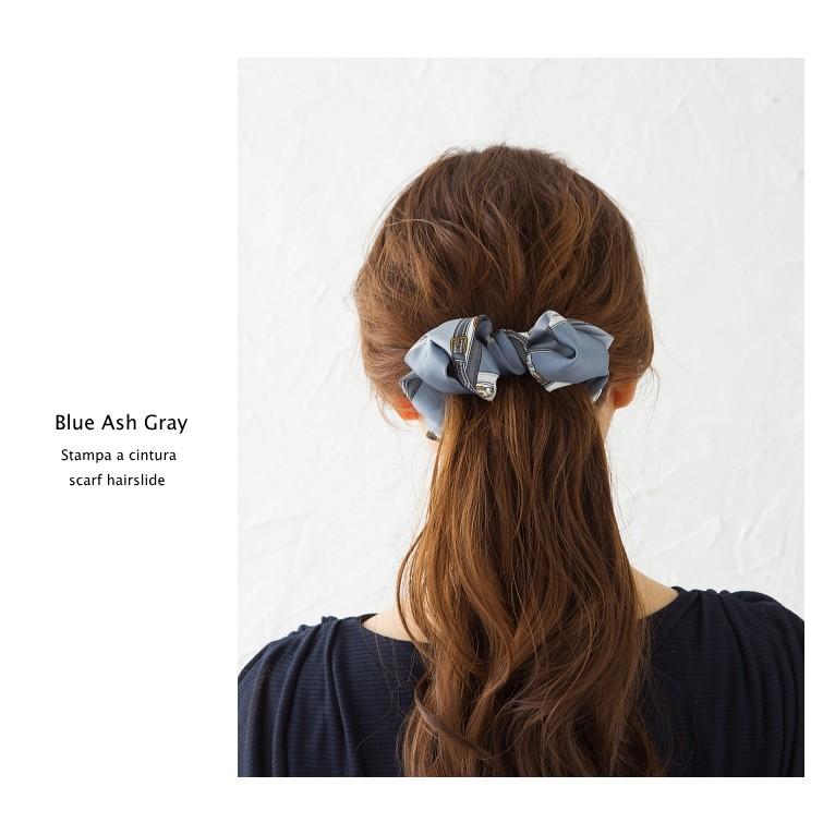 レトロ調 スカーフ バナナクリップ スカーフ柄 クラシカル |  | 06