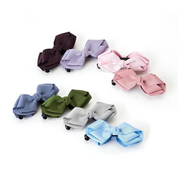 ダブル グログランリボン バナナクリップ ヘアアクセ |  | 02