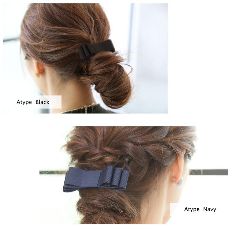 トリプル リボンヘアゴム ポニー グログラン ボリュームリボン |  | 08