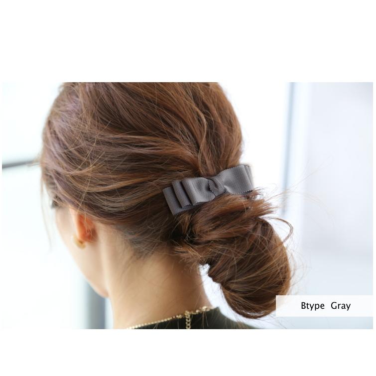 トリプル リボンヘアゴム ポニー グログラン ボリュームリボン |  | 09