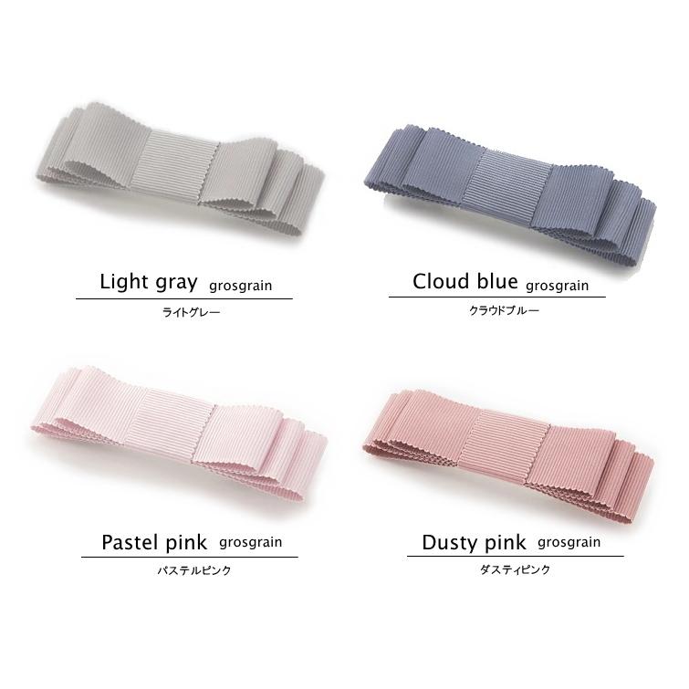 グログランリボン バレッタ ボリューム 三重 トリプル |  | 12