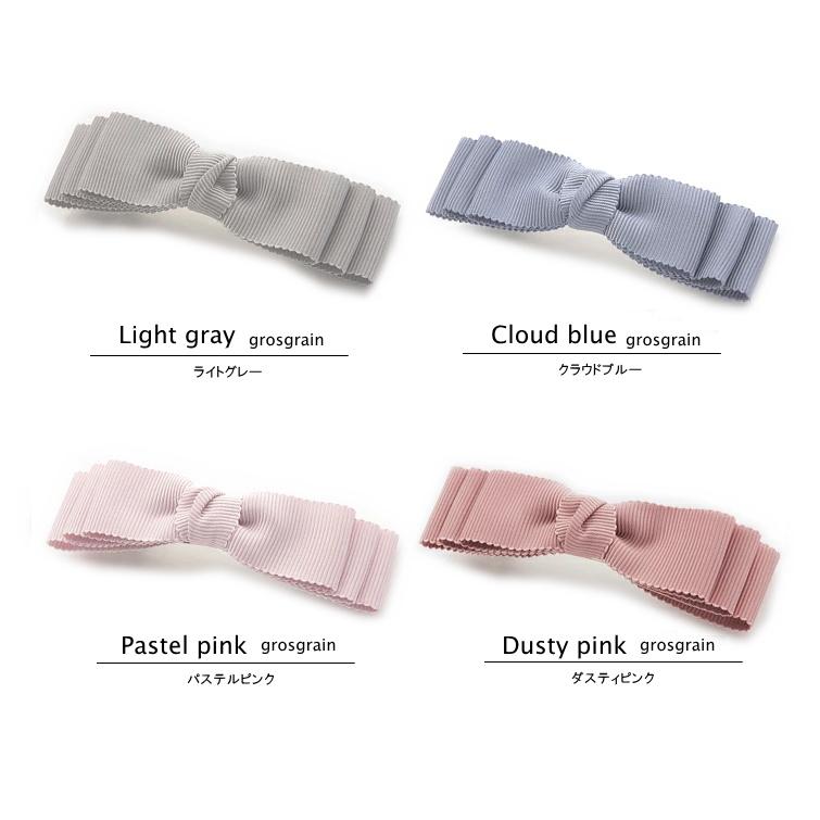 グログランリボン バレッタ ボリューム 三重 トリプル |  | 15