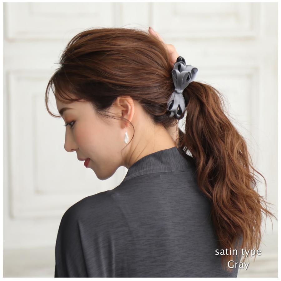 細みリボン バナナクリップ グログラン サテン リボン |  | 04