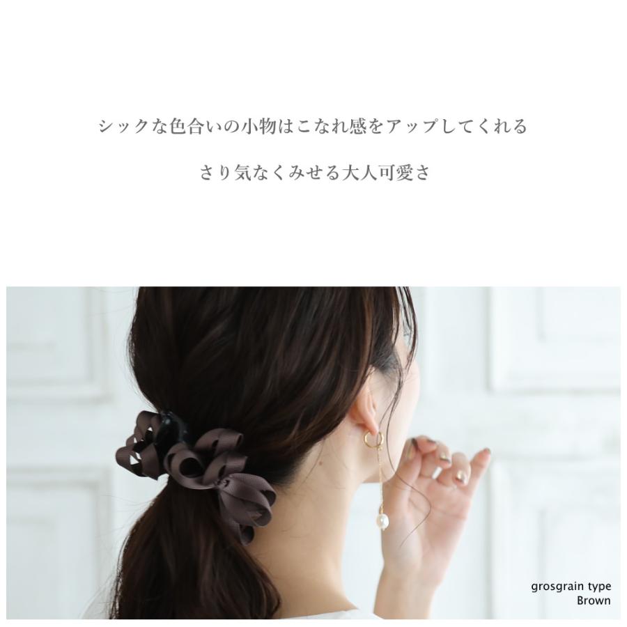 細みリボン バナナクリップ グログラン サテン リボン |  | 09