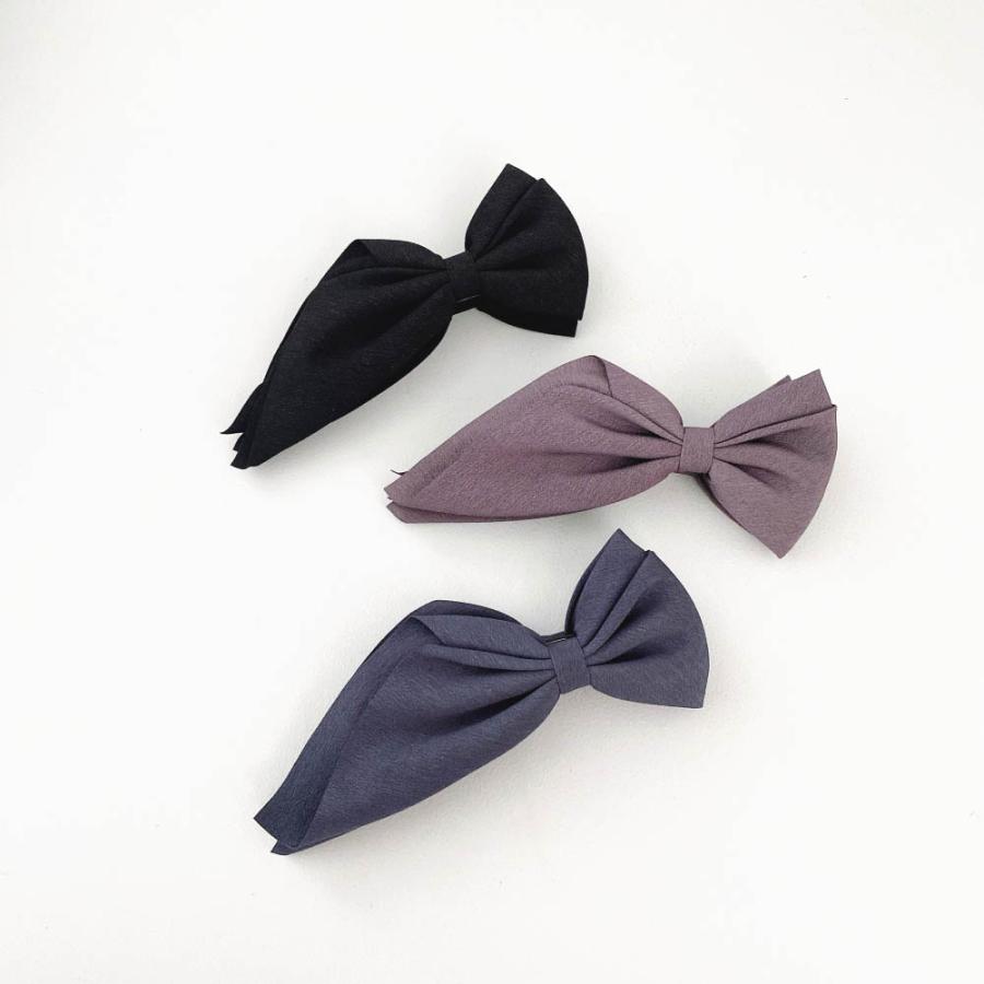 ハーフノット リボンバナナクリップ アースカラー スカーフ柄 くすみ 片結び バナナクリップ ヘアアクセ ヘアアクセサリー |  | 03