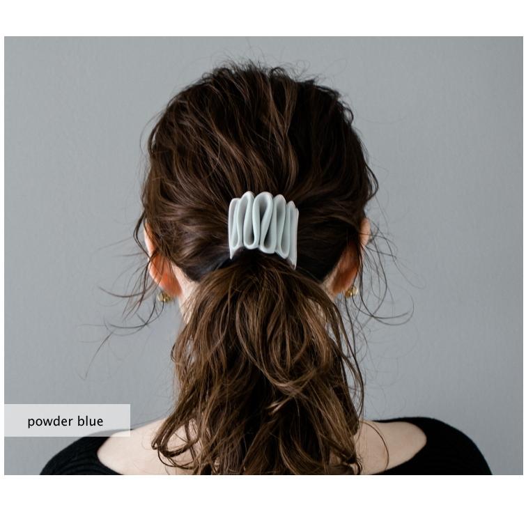 ウェーブ ポニーフック タッグギャザー ヘアカフ ヘアゴム付き |  | 06