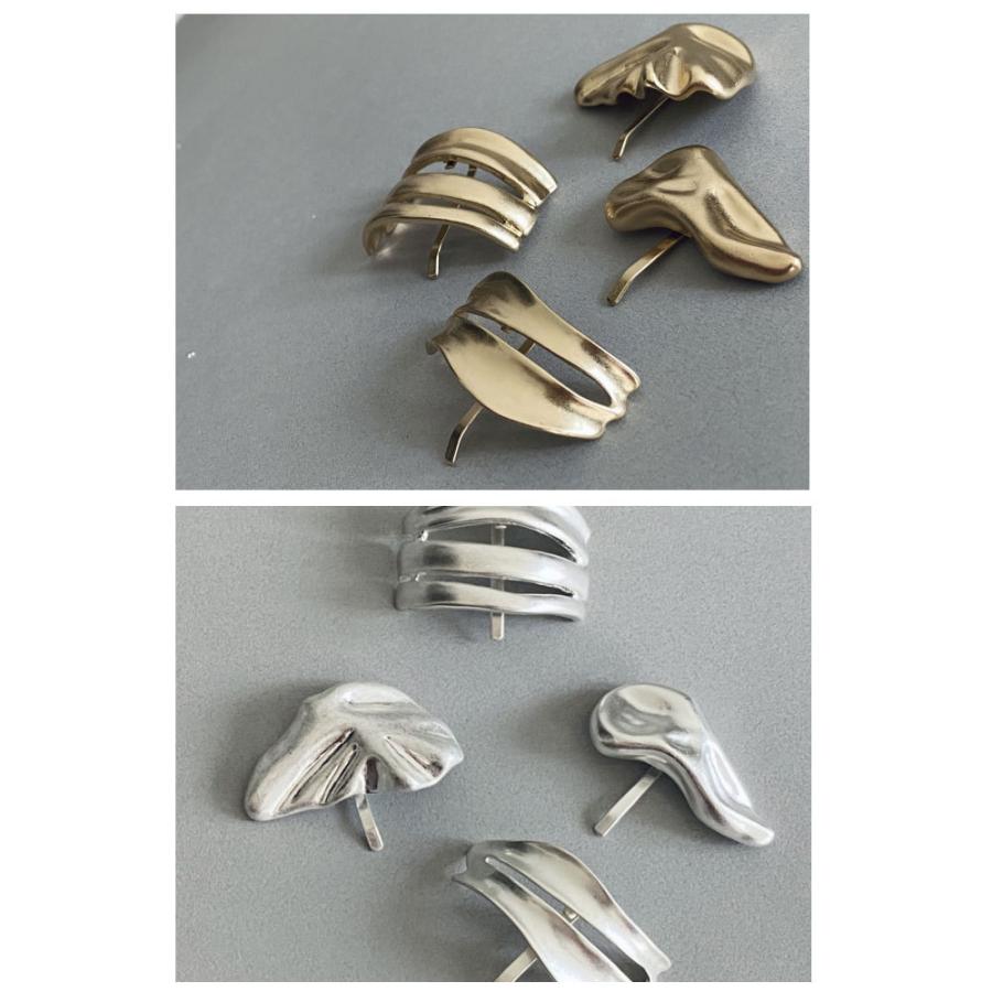 変形ライン アンティーク調 メタル ポニーフック ヘアゴム付き ヘアカフ ヘアーカフ |  | 03