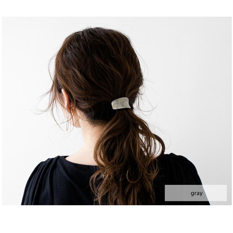 マットマーブル セミサークル ヘアカフ ポニーフック ヘアーカフ ヘアゴム付き |  | 05