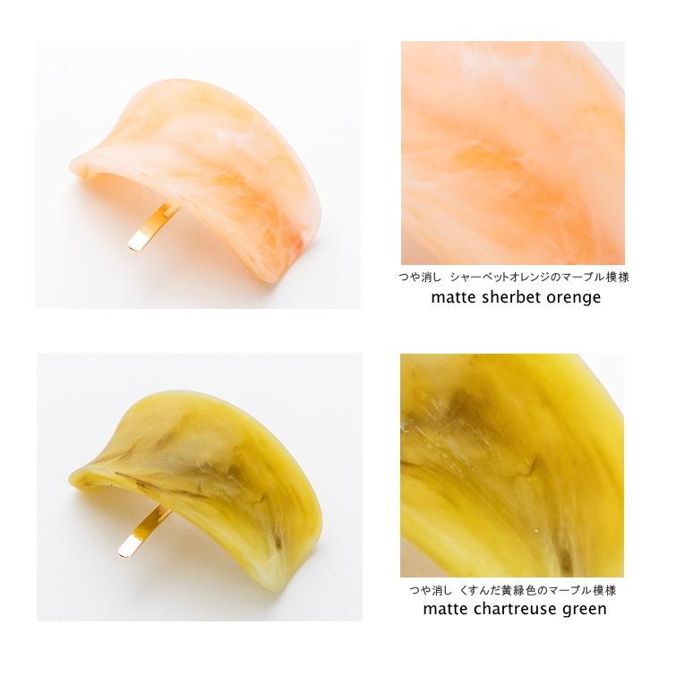 マットマーブル セミサークル ヘアカフ ポニーフック ヘアーカフ ヘアゴム付き |  | 09