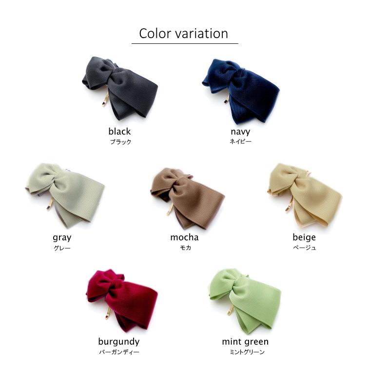 ひねり グログランリボン ポニーフック ヘアカフ ヘアーカフ |  | 07