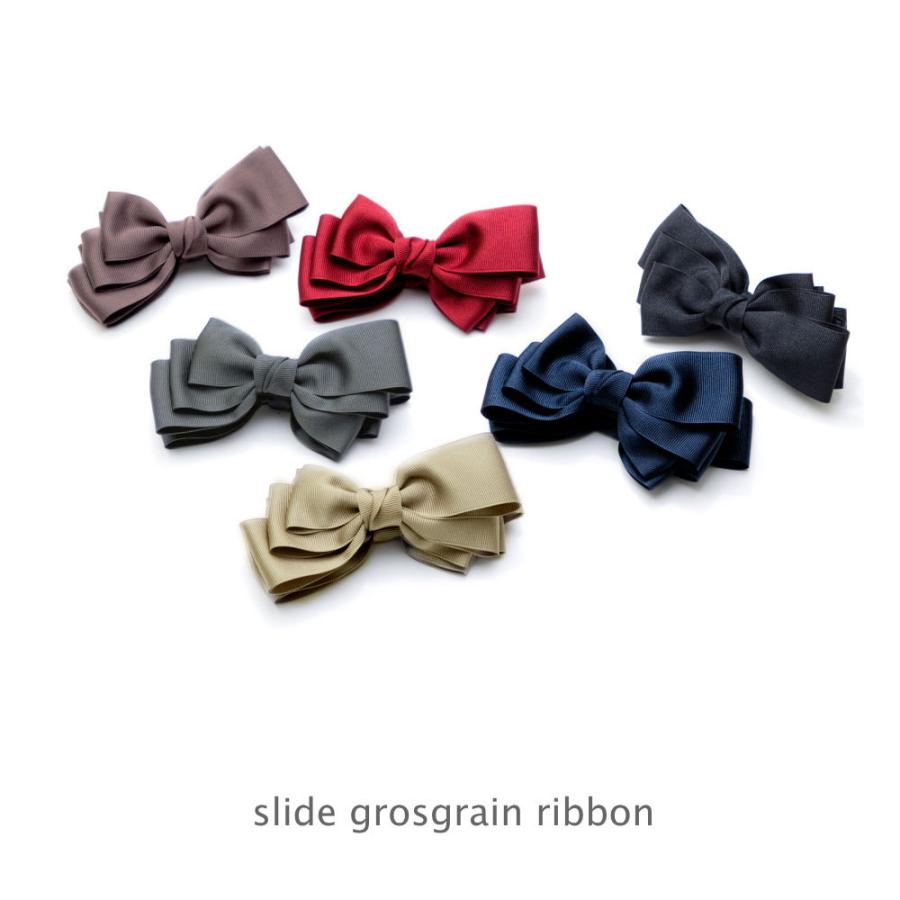 スライド グログランリボン バナナクリップ  [定形外郵便発送] ビッグ 大きめ |  | 02