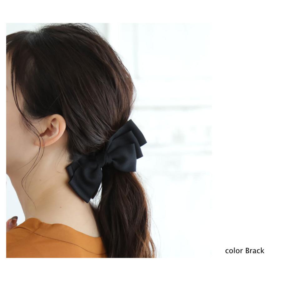 スライド グログランリボン バナナクリップ  [定形外郵便発送] ビッグ 大きめ |  | 04