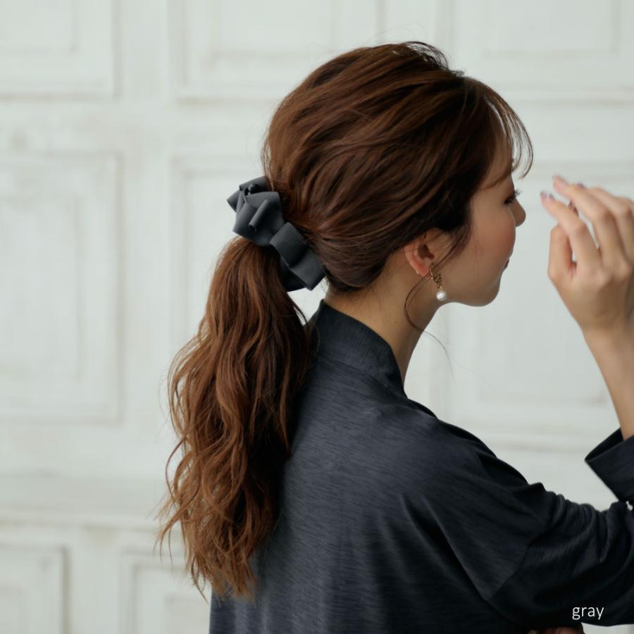 スラック グログランリボン バナナクリップ 3色 スライド ボリューム |  | 06