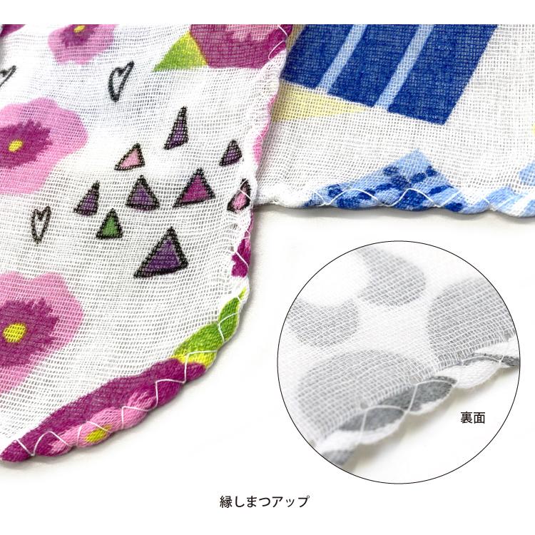 手ぬぐい ガーゼハンカチ 6枚セット ガーゼ ダブルガーゼ 2重ガーゼ プリント 柄 人気 コットン 赤ちゃん 個包装 |  | 11