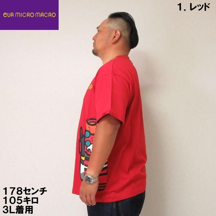 （本州四国九州送料無料）大きいサイズ メンズ EVA MICRO MACRO- 半袖 Tシャツ（メーカー取寄）3L 4L 5L 6L 8L エヴァンゲリオン |  | 02