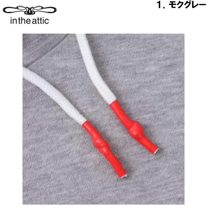 in the attic 大きいサイズ メンズ attic-裏毛ワッペン半袖