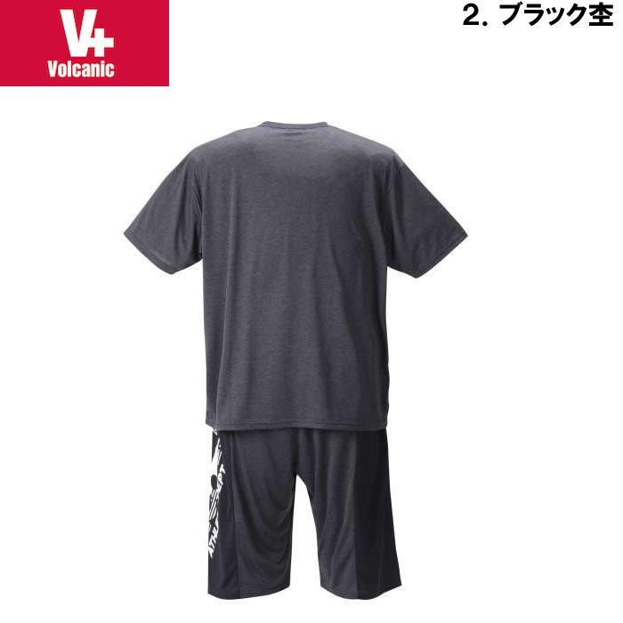 大きいサイズ メンズ VOLCANIC-カチオン天竺切替半袖Tシャツ+ハーフパンツ（メーカー取寄）ボルカニック 3L 4L 5L 6L　ヴォルケニック |  | 15
