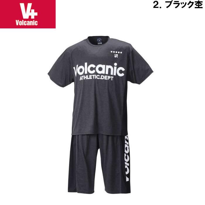 大きいサイズ メンズ VOLCANIC-カチオン天竺切替半袖Tシャツ+ハーフパンツ（メーカー取寄）ボルカニック 3L 4L 5L 6L　ヴォルケニック |  | 14