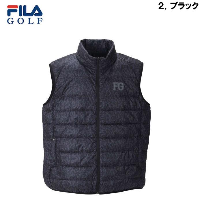 大きいサイズ キングサイズ ビッグサイズ メンズ FILA GOLF ライトダウンベスト（メーカー取寄）フィラゴルフ 3L 4L 5L 6L ゴルフウェア ゴルフ | FILA GOLF | 12