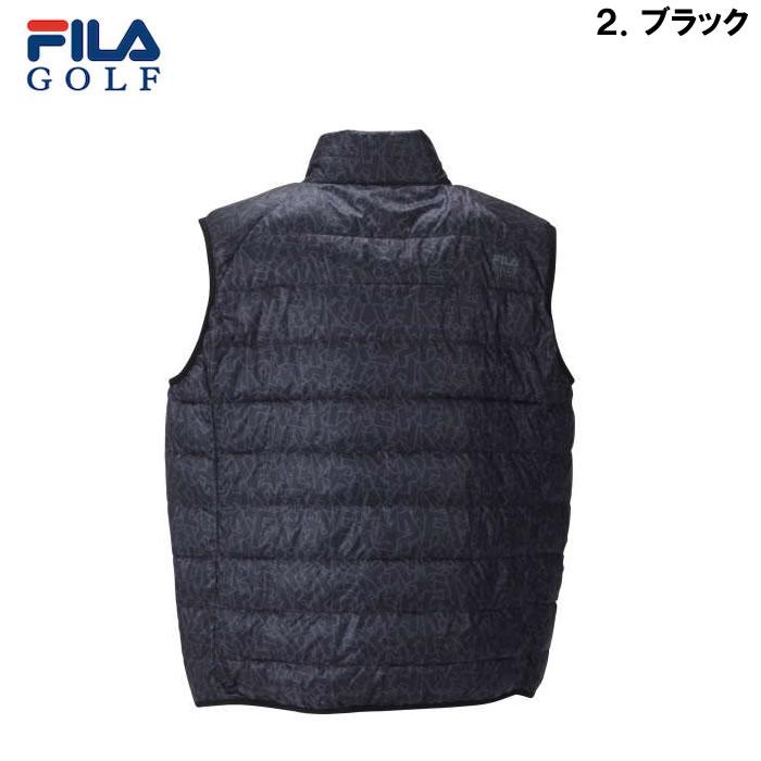 大きいサイズ キングサイズ ビッグサイズ メンズ FILA GOLF ライトダウンベスト（メーカー取寄）フィラゴルフ 3L 4L 5L 6L ゴルフウェア ゴルフ | FILA GOLF | 13