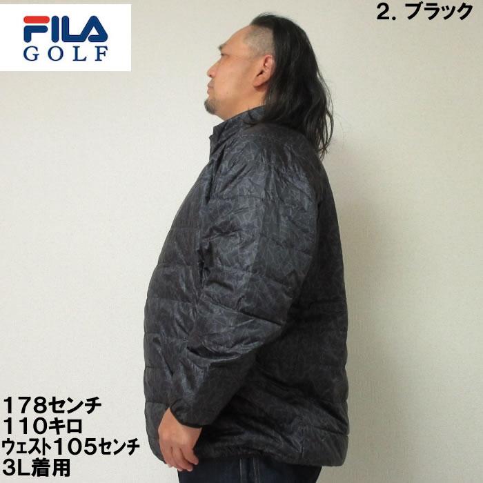 大きいサイズ キングサイズ ビッグサイズ メンズ FILA GOLF ライト ダウン ブルゾン（メーカー取寄）フィラゴルフ 3L 4L 5L 6L ゴルフウェア ゴルフ | FILA GOLF | 11