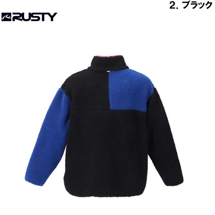 大きいサイズ キングサイズ ビッグサイズ メンズ RUSTY シェルパ フリース トラック ジャケット（メーカー取寄）ラスティ 3L 4L 5L 6L 8L | RUSTY | 15