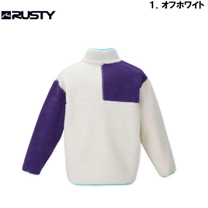 大きいサイズ キングサイズ ビッグサイズ メンズ RUSTY シェルパ フリース トラック ジャケット（メーカー取寄）ラスティ 3L 4L 5L 6L 8L | RUSTY | 06