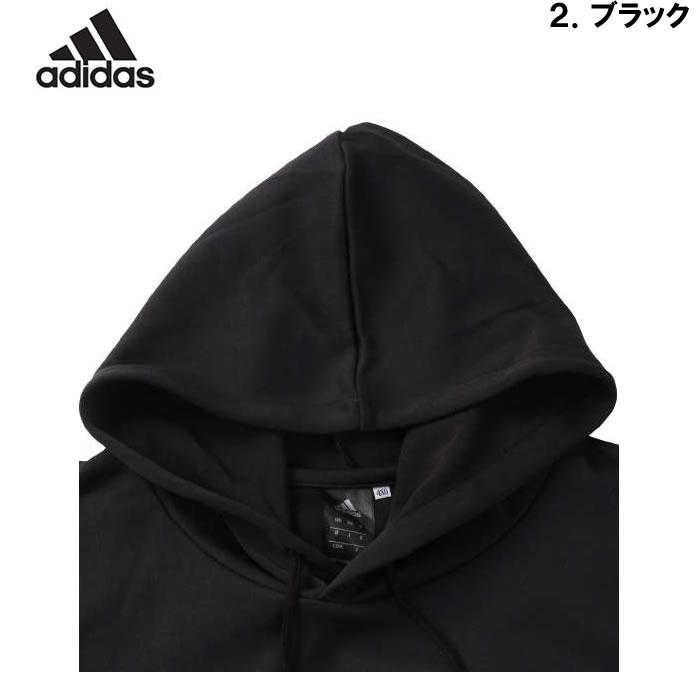 大きいサイズ メンズ adidas スウェット プル パーカー（メーカー取寄）アディダス 2L 3L 4L 5L 6L 7L スエット ルームウェア 部屋着 キングサイズ ビッグサイズ | adidas | 18