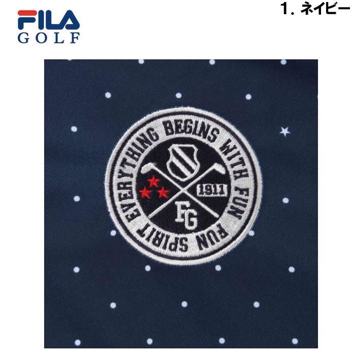 （本州四国九州送料無料）大きいサイズ メンズ FILA GOLF-ドット柄 半袖 ポロシャツ（メーカー取寄）(フィラゴルフ)/3L/4L/5L/6L/ゴルフ ポロ | FILA GOLF | 06